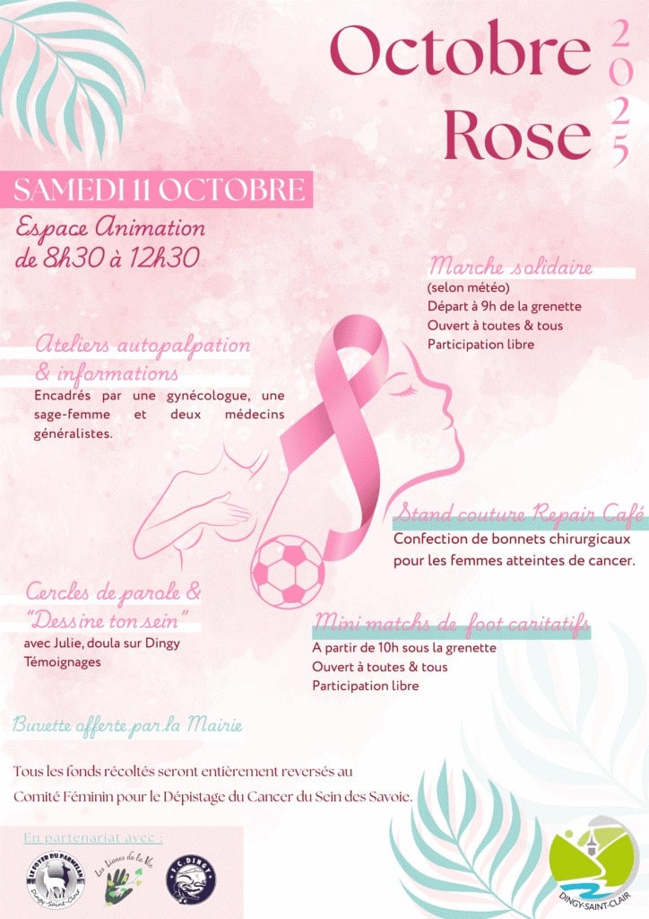 Lire la suite à propos de l’article Octobre Rose à Dingy St Clair !!
